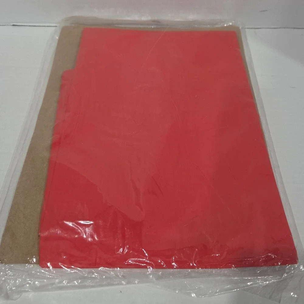 Vintage Topstone Industries Red Vinyl Masquerade Cape 41 Inch Stand-Up Collar OS
